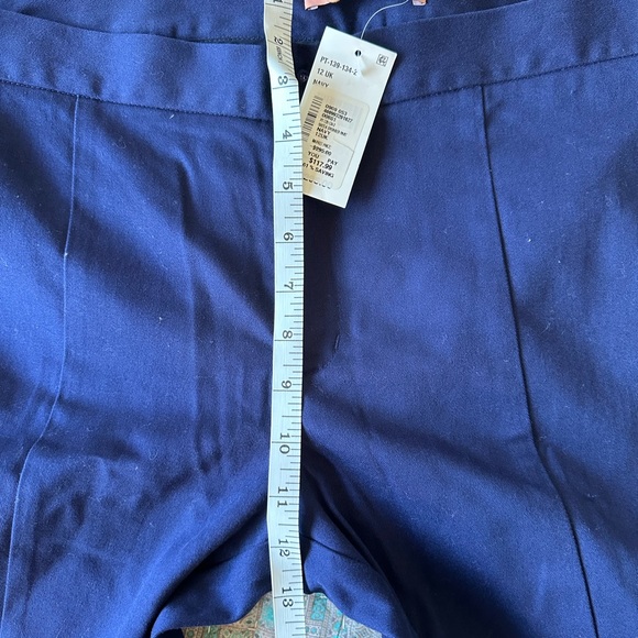 MAGGIE MARILYN She's Still A Dreamer Cotton Flared Pants In Navy size 8 UK 12 - Picture 3 of 4